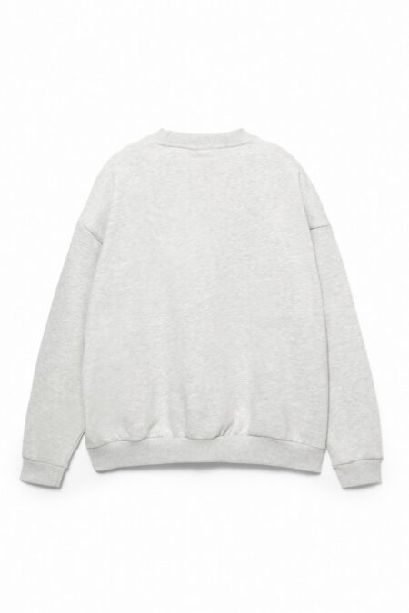 Alternative view of Boxy Sweatshirt - Marl Grey
