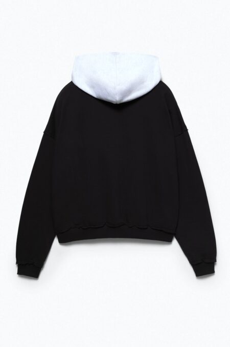 Alternative view of Zip-Up Hoodie - Black