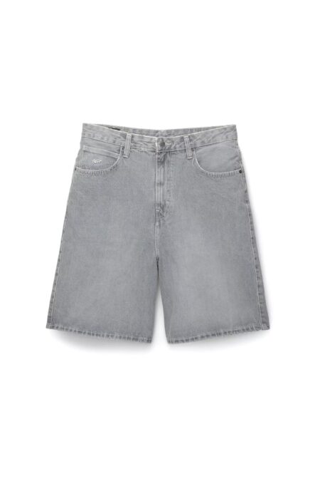 Baggy Loose Denim Shorts - Grey