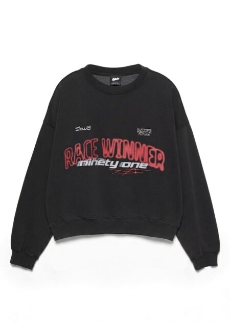 Cropped Sweatshirt - Faded Black